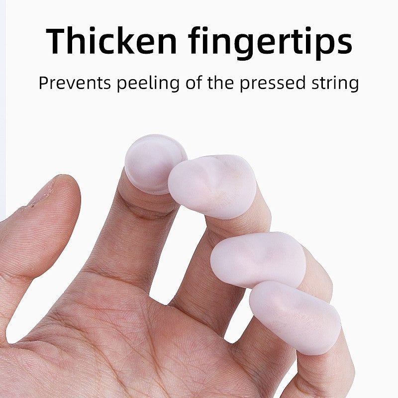 Protetores de ponta de dedo de silicone transparentes, protetores de ponta de de