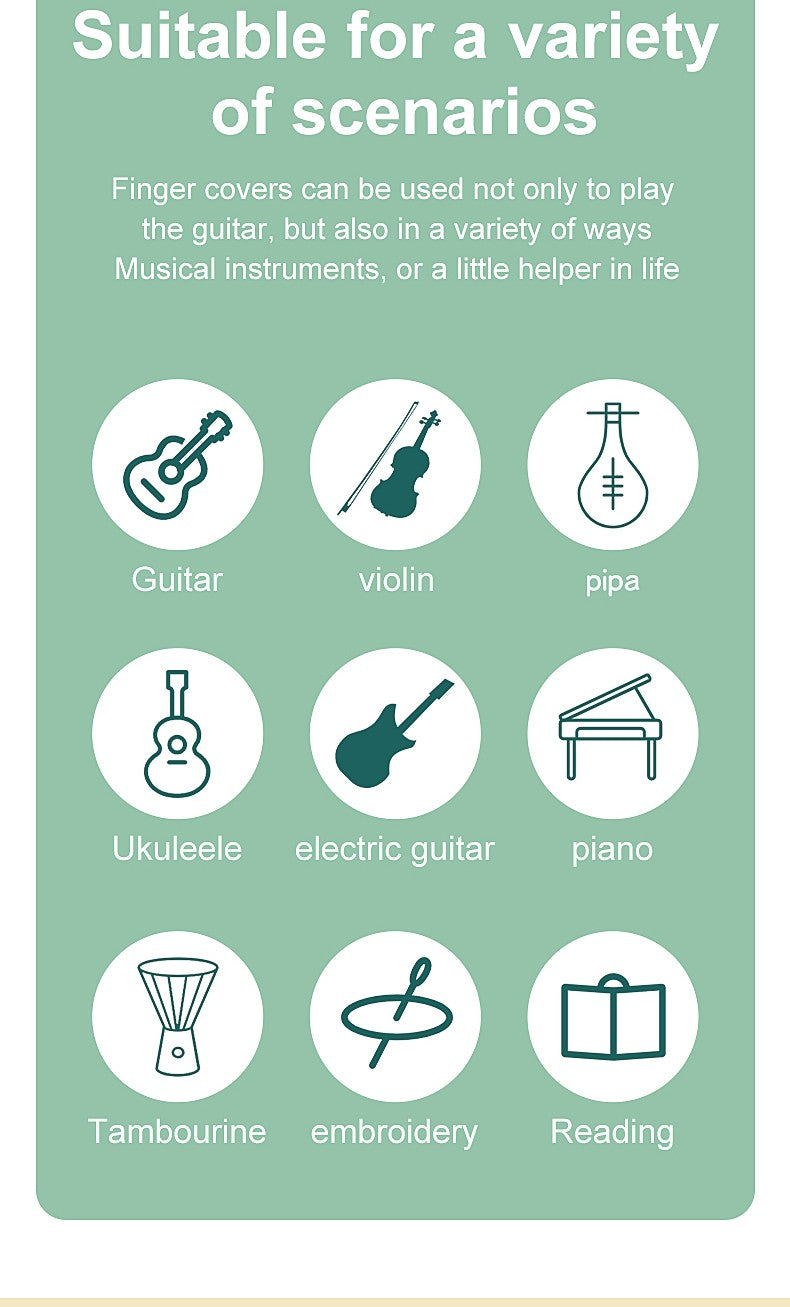 Protetores de ponta de dedo de silicone transparentes, protetores de ponta de de