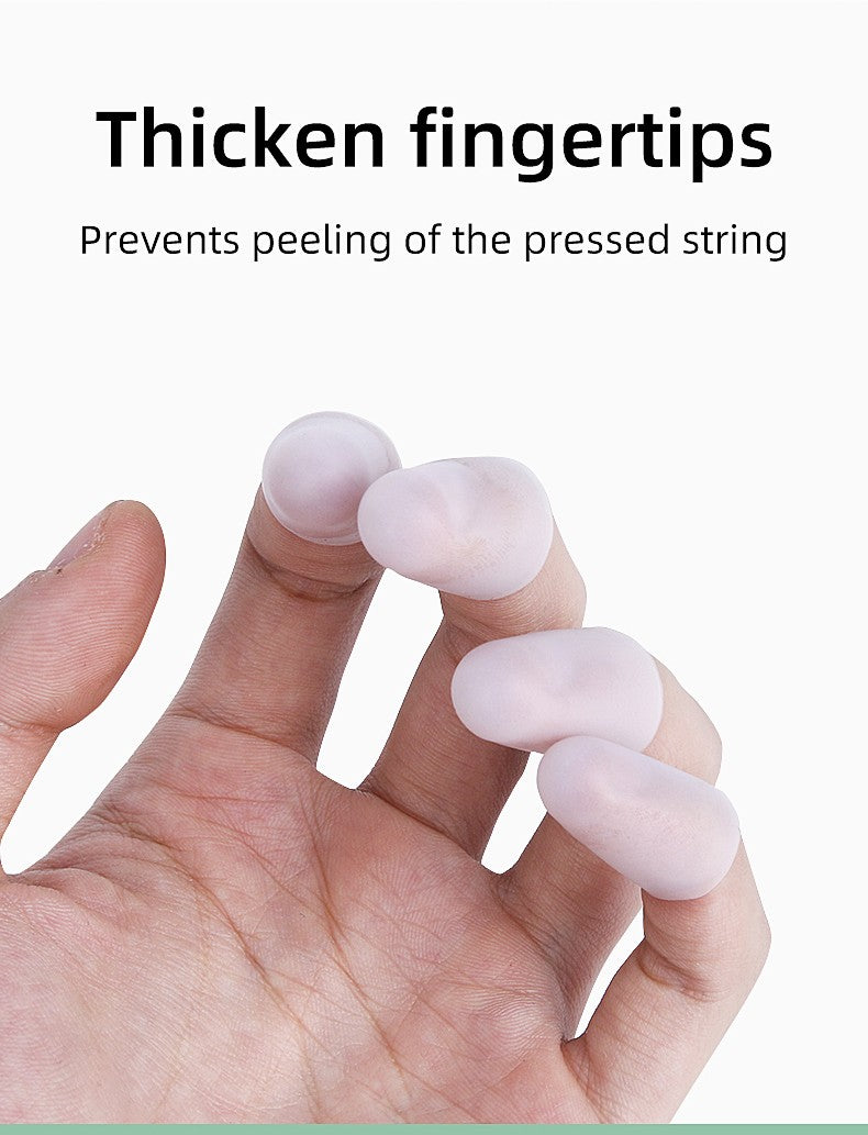 Protetores de ponta de dedo de silicone transparentes, protetores de ponta de de