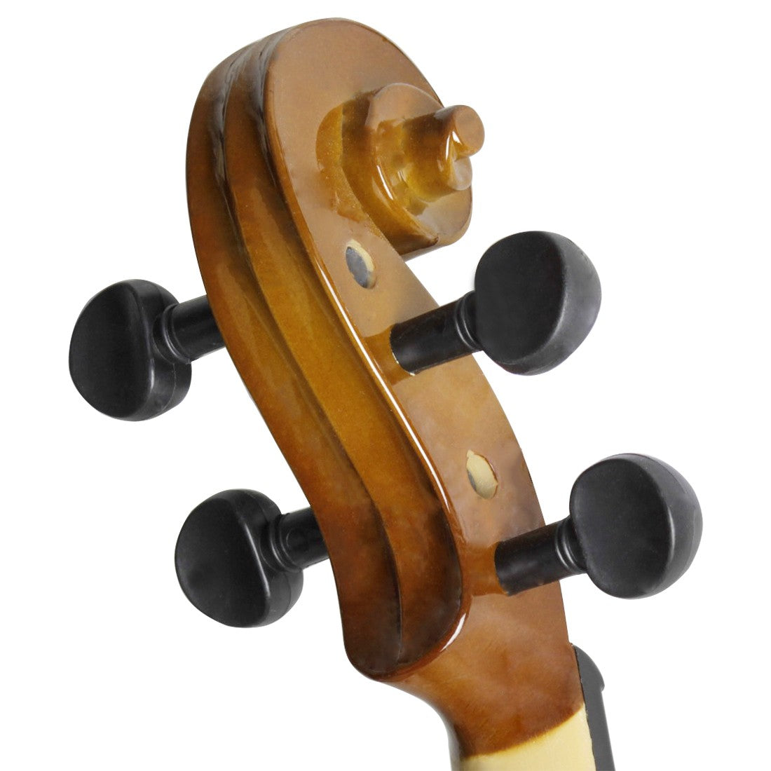 4/4 3/4 1/4 violino acústico de madeira maciça cor natural brilhante violino b