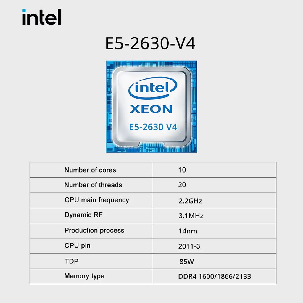 Processador Intel Xeon E5-2630 V4 2.20ghz 10-core